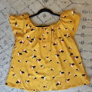 Yellow Exhilaration Blouse